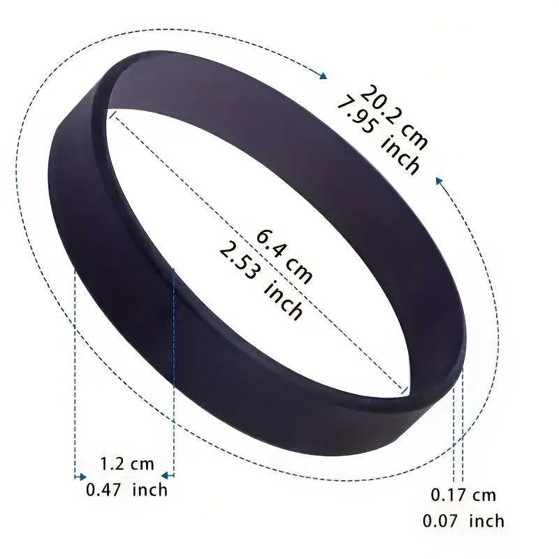 49pcs Custom Silicone Bracelets with Letter Patterns